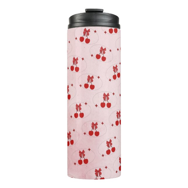 Cherry Thermal Tumbler (Front)