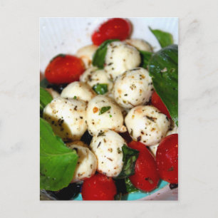 Cherry Tomato and Mozzarella Salad Postcard