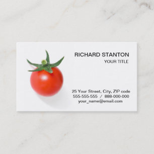 Cherry tomato business card