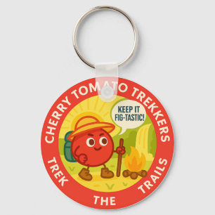 Cherry Tomato Trekkers Trek The Trails Keychain