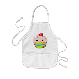 Cherry Top Kids Apron