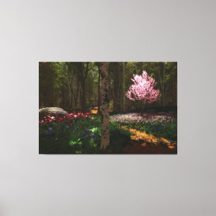 Cherry Tree Concerto Wrapped Canvas