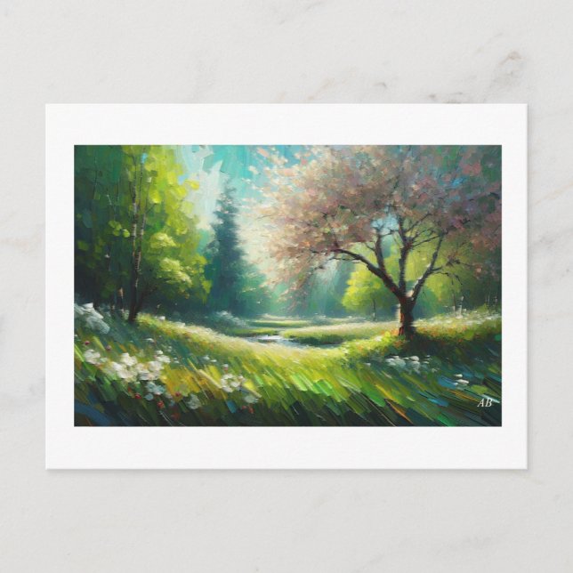 Cherry Tree High Park,  Postcard (Front)