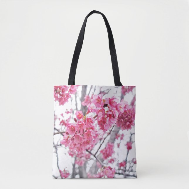 Cherry tree in bloom tote bag (Front)