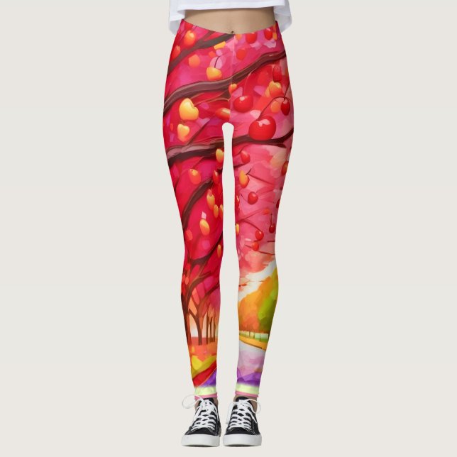 Cherry Tree Lane Leggings (Front)