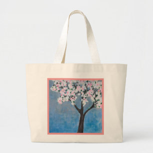 Cherry Tree  Large Tote Bag