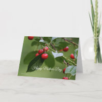Cherry Tree Mother's Day Card
