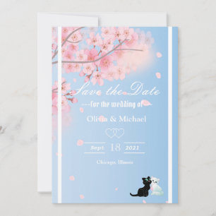 Cherry tree save the date