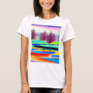 Cherry trees in flood water T-Shirt