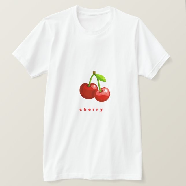 cherry tshirt (Design Front)