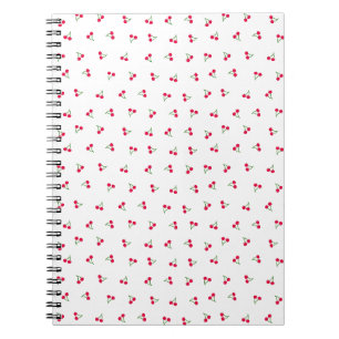 Cherry White Notebook
