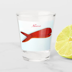 cherry wood fish Thunder_Cove Shot Glass