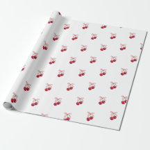Cherry wrapping paper