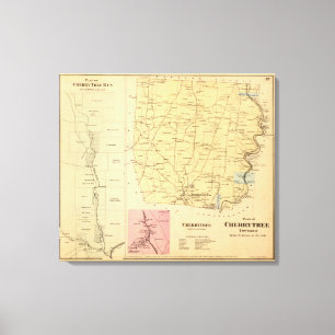 Cherrytree Township Canvas Print