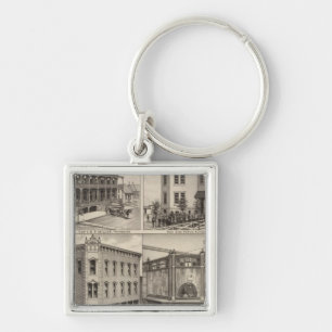 Cherryvale, Kansas Keychain