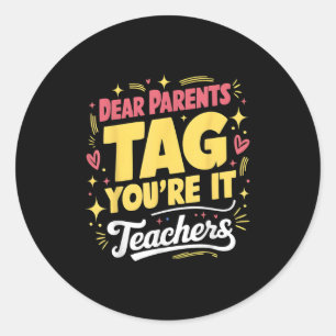 Chers parents Étiquette Vous êtes ça l'amour Ensei