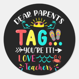Chers parents Étiquette Vous êtes ça l'amour Ensei