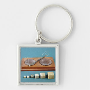 Chert weights and copper balance, Mohenjodaro, 230 Keychain
