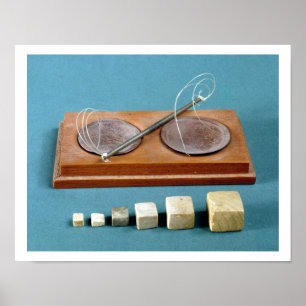 Chert weights and copper balance, Mohenjodaro, 230 Poster