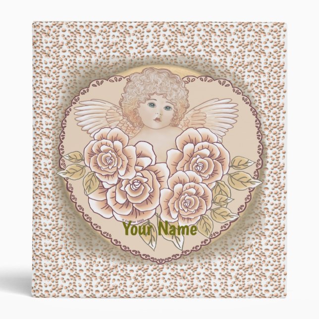 Cherub Angel Heart custom binder  (Front)