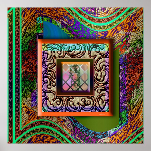 Cherub Angel Window Poster (Front)