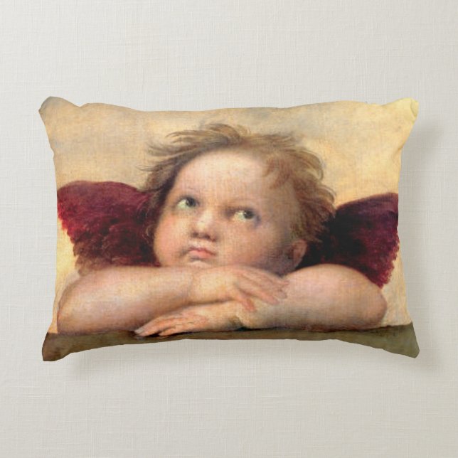 Cherub by Raphael Decorative Pillow (Front)