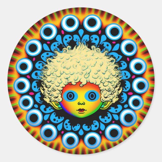 Cherub Classic Round Sticker (Front)
