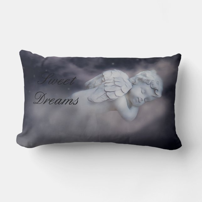 Cherub Dormir Doucement Sur Le Coussin Lumbar Des  (Recto)