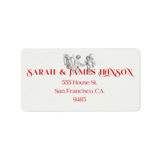 Cherub Étiquette de adresse