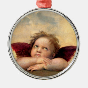 Cherub Metal Ornament