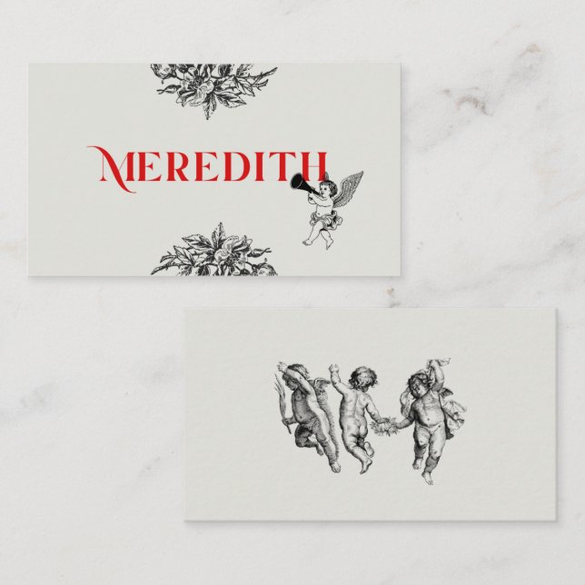 Cherub Place Card (Front/Back)