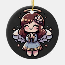 Cherubic Anime Angel - angelic, kawaii, 