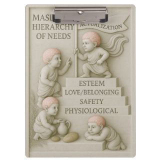 Cherubic Kids on Maslow's Hierarchy of Needs Clipboard