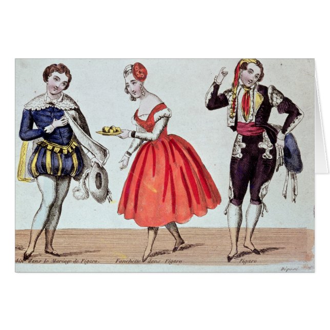 Cherubino, Fanchette and Figaro (Front Horizontal)