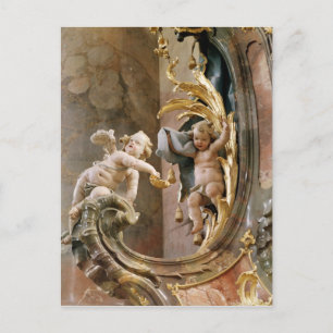 Cherubs, 1737-66 postcard