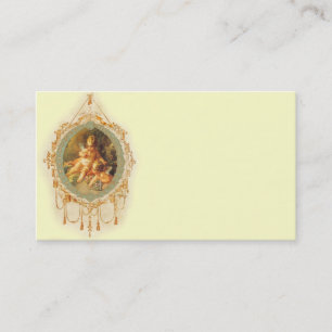 Cherubs in Golden Frame Business Cards