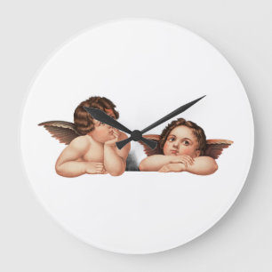 Cherubs Large Clock