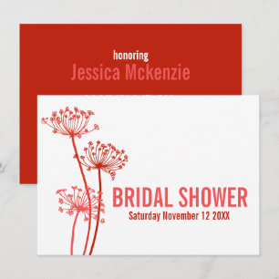 Chervil modern graphic bridal shower invitation