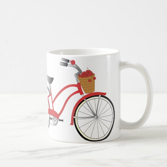 Chery Cherry Bicycle Coffee Mug (Right)