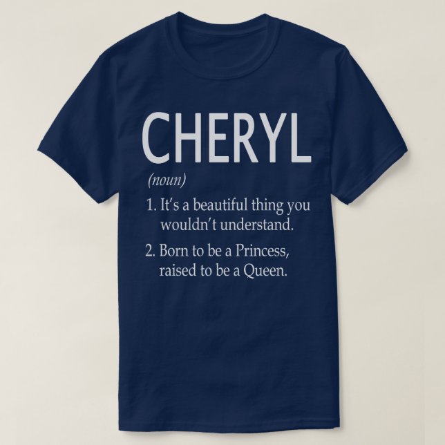 Cheryl Name Gift 15 T-Shirt (Design Front)