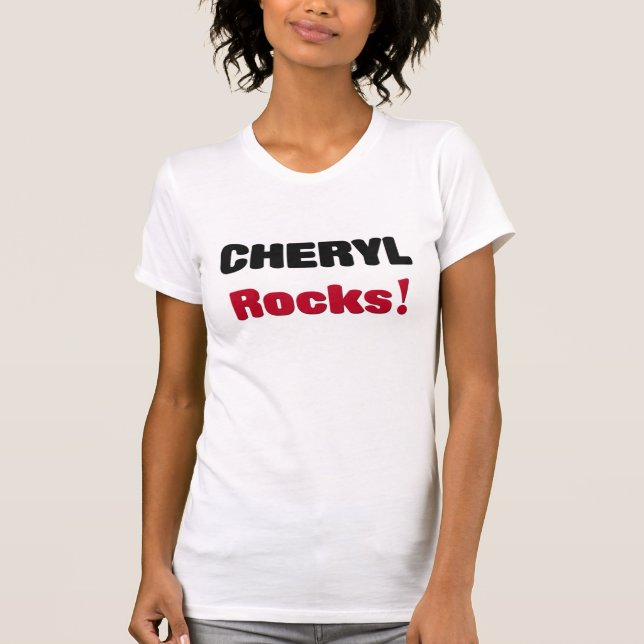 Cheryl Rocks T-Shirt (Front)