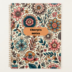 Cheryl's Notes Floral  Planner