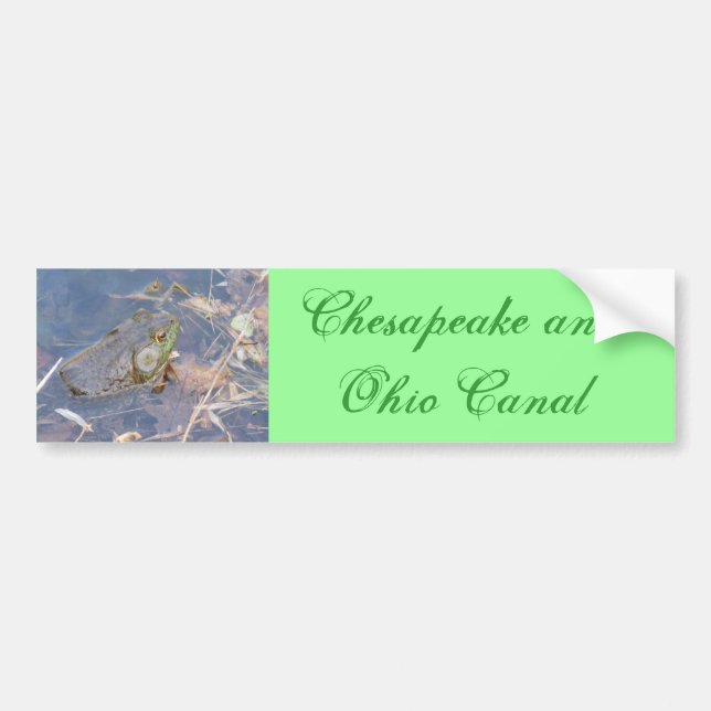 Chesapeak and Ohio Canal Bumper Sticker (Front)