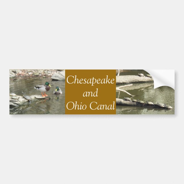 Chesapeake and Ohio Canal Bumper Sticker (Front)