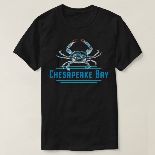 Chesapeake Bay Blue Crab Design Classique TShirt (Design devant)