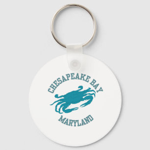 Chesapeake Bay  Blue Crab Keychain