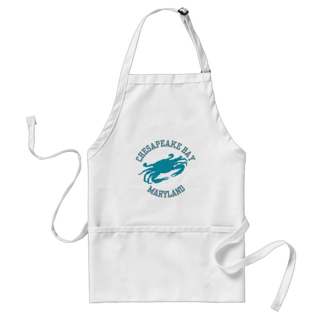 Chesapeake Bay  Blue Crab Standard Apron (Front)