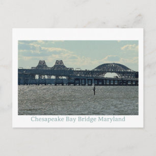 Chesapeake Bay Bridge Maryland Postcard
