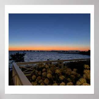 Chesapeake Bay Maryland Sunset Poster