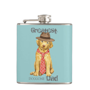Chesapeake Bay Retriever Dad Hip Flask